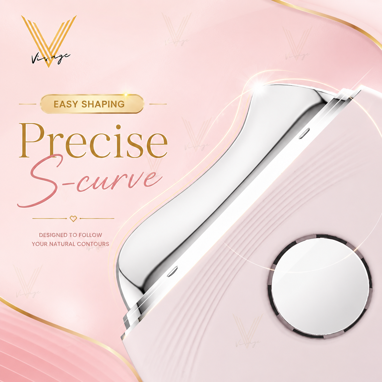 Visage Face Sculpting Massager Gua Sha with Heat Cold and Vibration