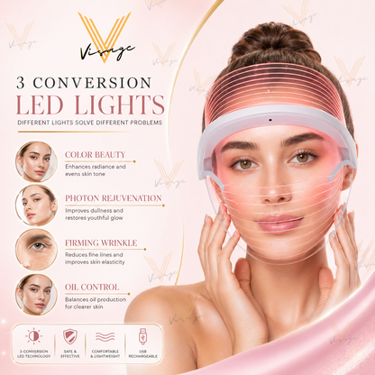 Visage LED Light Therapy Glow Mask