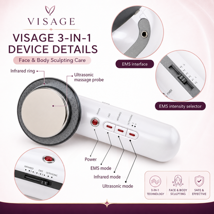 Visage 3 in 1 Face & Body Slimming Machine