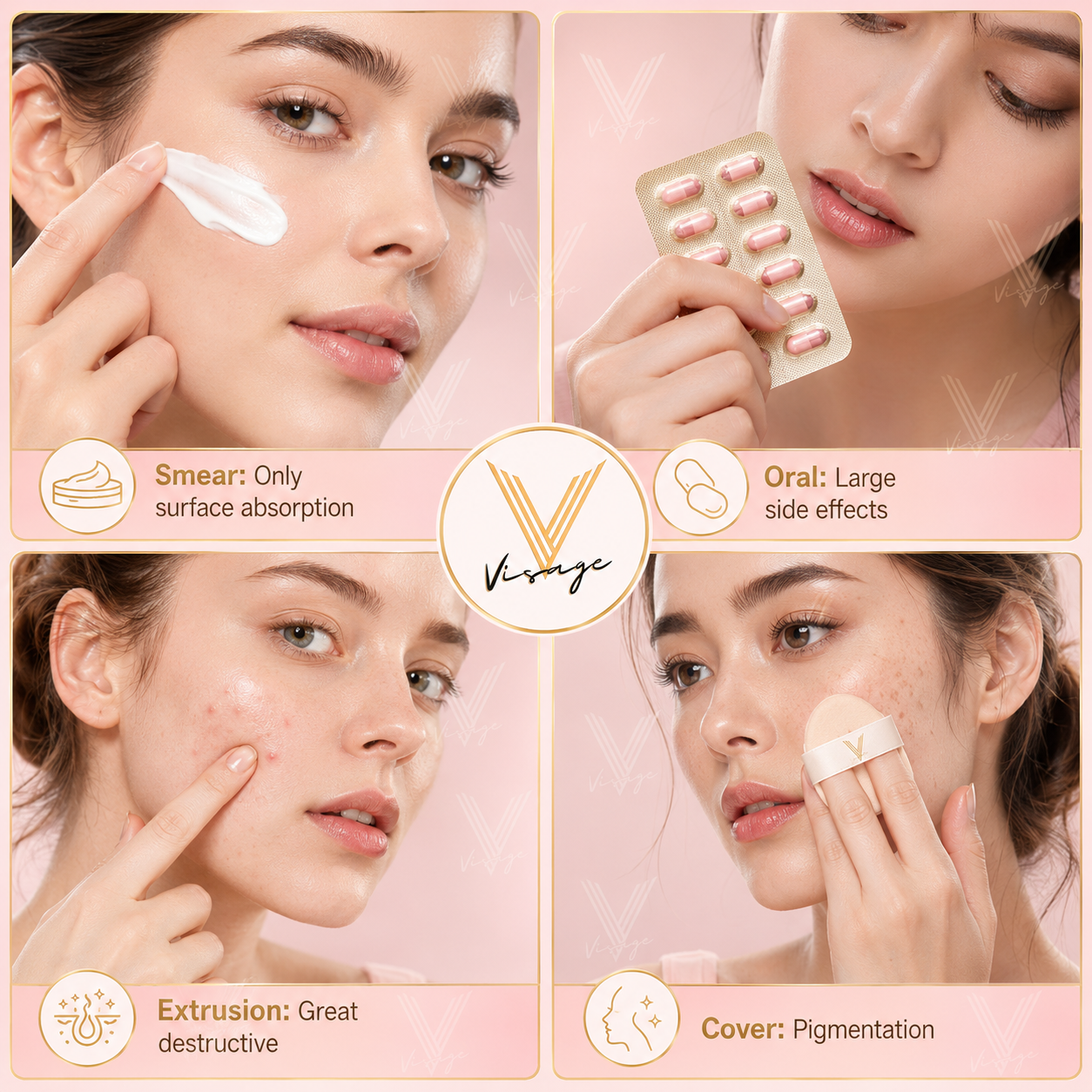 Visage LED Light Therapy Glow Mask